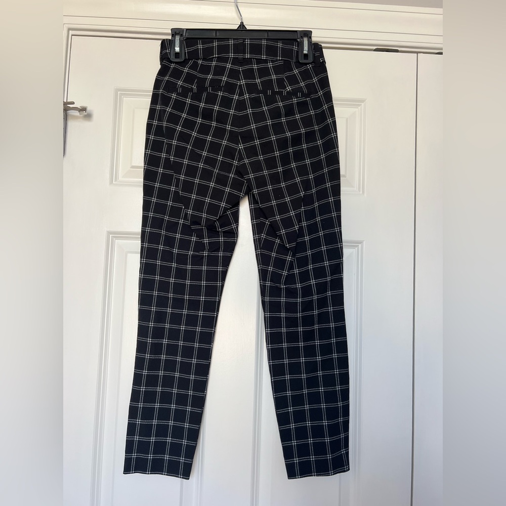 Women’s Black Checkered Pixie Pants - image 5